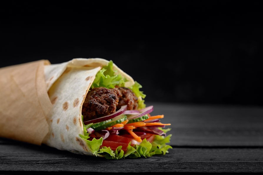Order a delicious wrap right now!
